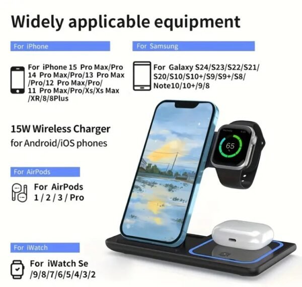 Wireless Charging Station 3-in-1 Standard - Image 4