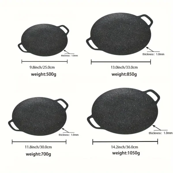 Cast Iron BBQ Grill Pan - Image 3