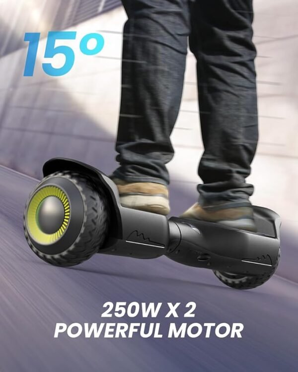 All Terrain Hoverboard with LED Lights - Image 2
