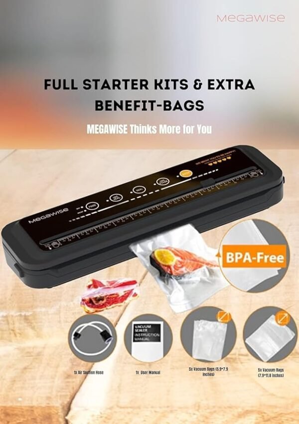 Vacuum Sealer Machine One-Touch Automatic Food Sealer