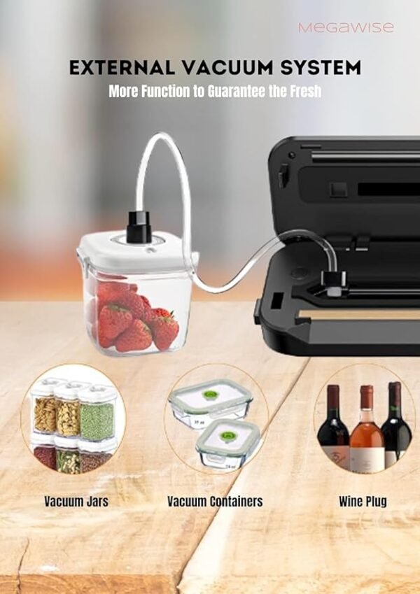 Vacuum Sealer Machine One-Touch Automatic Food Sealer - Image 2