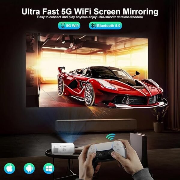 Projector with Wifi and Bluetooth - Image 3