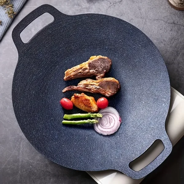 Cast Iron BBQ Grill Pan